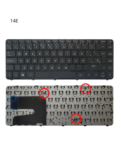 VC-TECLADO PARA HP 14 14E 14F 14N BIG ENTER FRAME