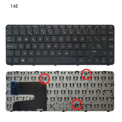 VC-TECLADO PARA HP 14 14E 14F 14N BIG ENTER FRAME