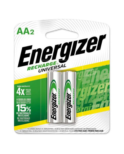 WA-PILA AAA RECARGABLE ENERGIZER BL/2