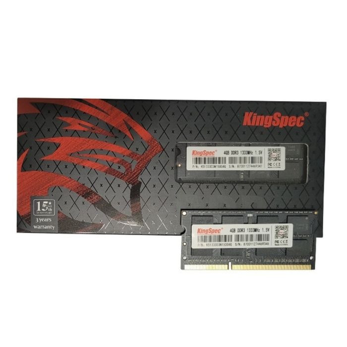 KS-MEMORIA RAM KINGSPEC DDR3 LAPTOP 4GB 1.5V 1333 MHz