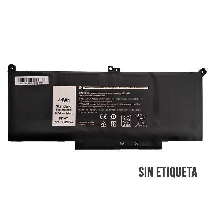 VC-BATERIA PARA DELL F3YGT 7.4V / 5800mAh / 43Wh