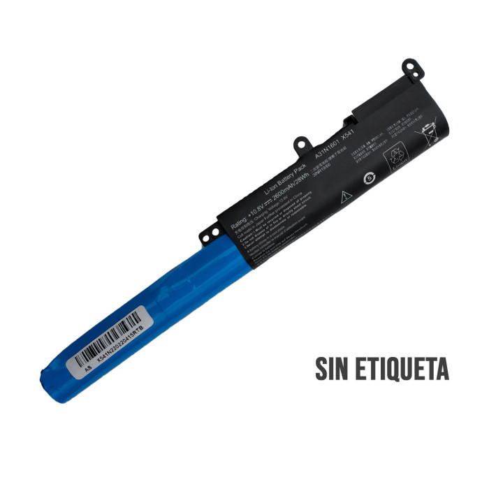 VC-BATERIA PARA ASUS X541N A31N1601 10.8V 3200mAh 36Wh