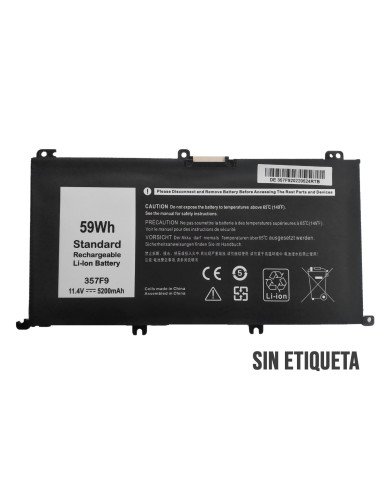 VC-BATERIA PARA DELL 357F9 11.4V 3166mAh 59Wh