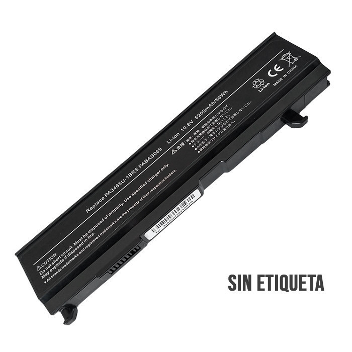 VC-BATERIA PARA TOSHIBA PA3465U 10.8V 5200mAh