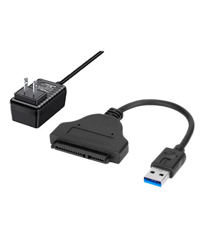 VC-CABLE CONVERTIDOR USB 3.0 A SATA 22 PINES HDD 3.5 CON FUENTE DE PODER