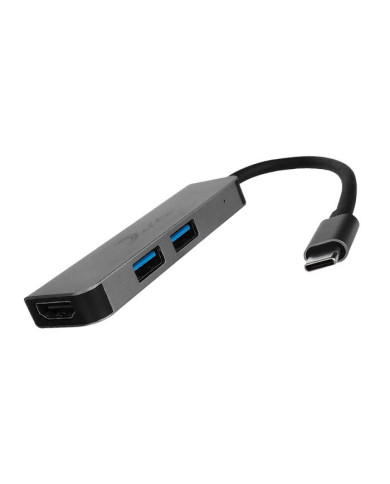 VC-HUB USB TIPO C MOD. BYL-2011N 3 PUERTOS (HDMI+USB3.0*1+USB2.0*1)