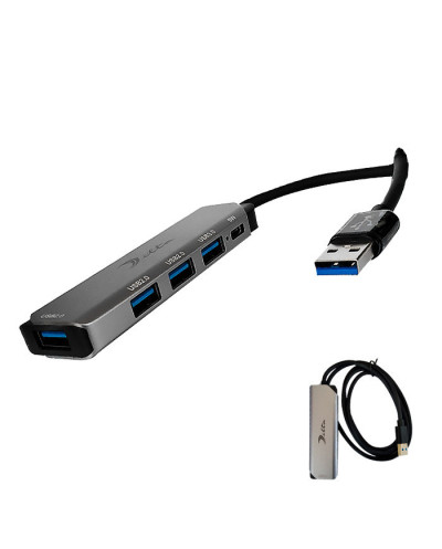 VC-HUB USB 3.0 MOD. AD-611S 4 PUERTOS (USB3.0*1+USB2.0*3)