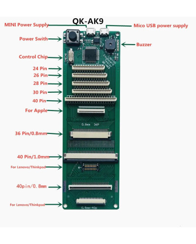 VC-COMPROBADOR DE TECLADOS MODELO AK9