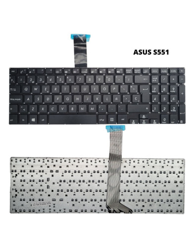VC-TECLADO PARA ASUS 15 S551 NO FRAME BIG ENTER