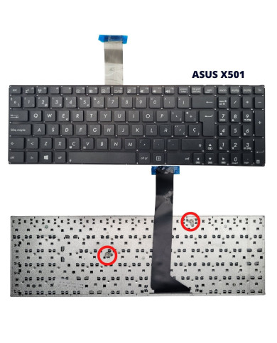 VC-TECLADO PARA ASUS 15 X501 NO FRAME BIG ENTER
