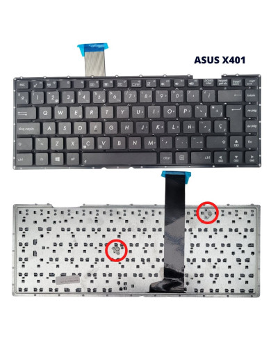 VC-TECLADO PARA ASUS 14 X401 NO FRAME BIG ENTER