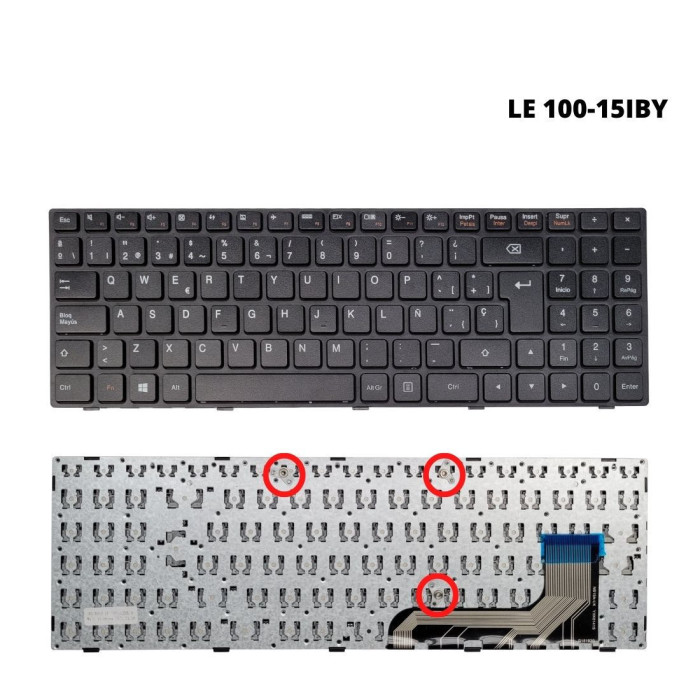 VC-TECLADO PARA LENOVO 15 100-15IBY FRAME