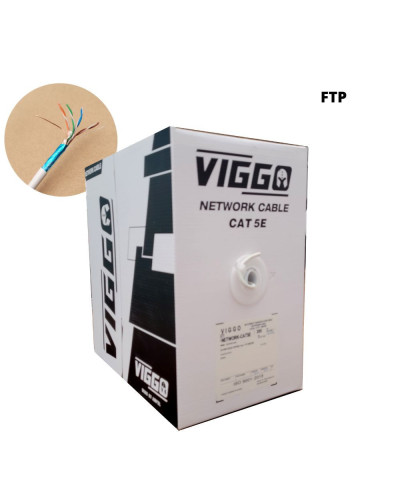 AM-VIGGO CABLE FTP INTERIOR CAT5E 50% Cu 50% Al 305m 24 AWG BLANCO