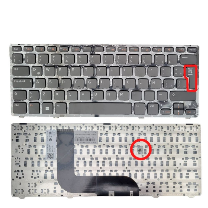 VC-TECLADO PARA DELL 14 14Z FRAME BIG ENTER