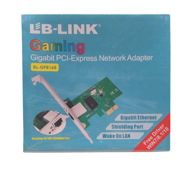 LB-TARJETA PCI EXPRESS A RJ45 10/100/1000 1Gbps GP8168