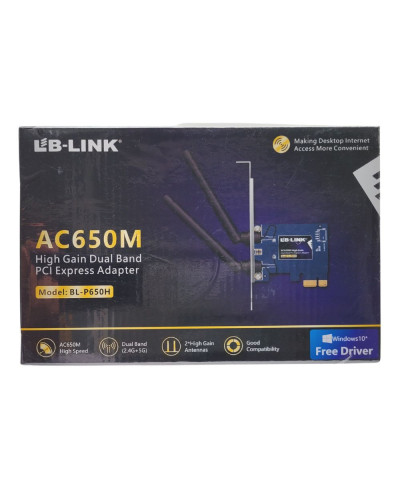 LB-TARJETA PCI EXPRESS LAN WIRELESS 650 Mbps 2 ANTENAS P650H