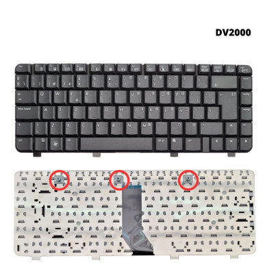VC-TECLADO PARA HP 14 DV2000 3 SOPORTES