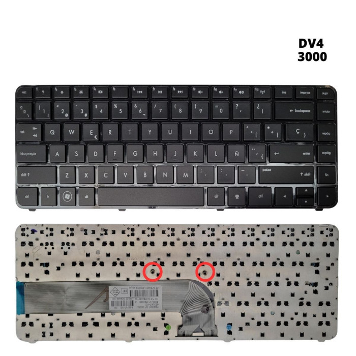 VC-TECLADO PARA HP 14 DV4 3000 4000