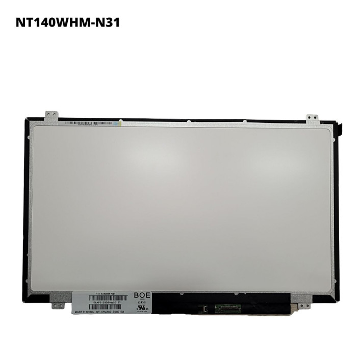 VC-PANTALLA LAPTOP 14 LED HD 1366x768 30 PINES 19mm BRACKETS NT140WHM-N31