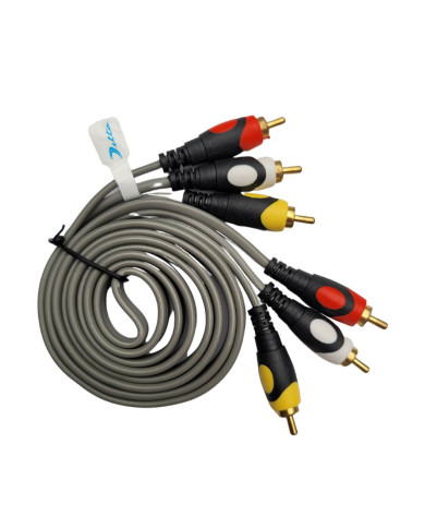 VC-CABLE DE AUDIO Y VIDEO 3 X 3 RCA L-1.5M