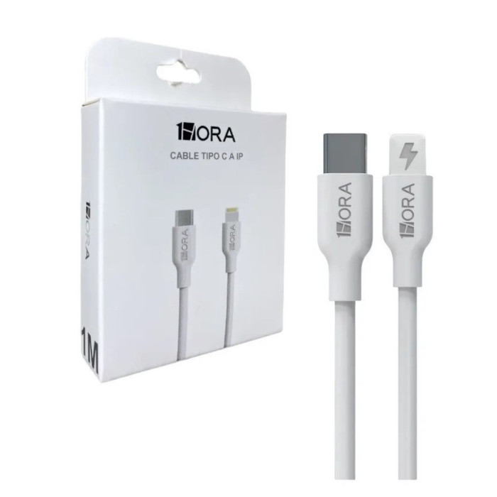 CABLE USB TIPO C A IPHONE LONG 1M MOD. CAB258B 1 HORA