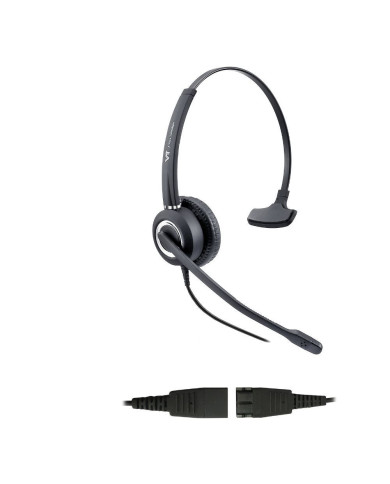 AUDIFONO PARA CALL CENTER MONOAURAL VT6300 CON DOBLE CANCELACION RUIDO CONECTOR QD GN PARA YEALINKG GRANDSTRAM CISCO FANVIL POLY