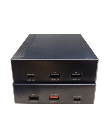 AU-ESTACION DE CARGA 6 PUERTOS 100W  USB C + USB A