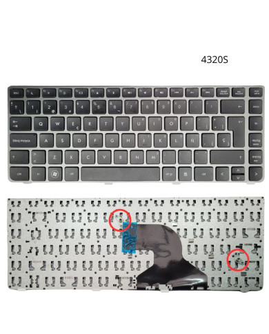 VC-TECLADO PARA HP 14 4330S 4331S FRAME BIG ENTER