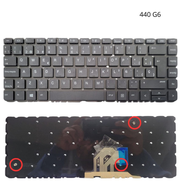 VC-TECLADO PARA HP 440 G6, 440 G7 NO FRAME