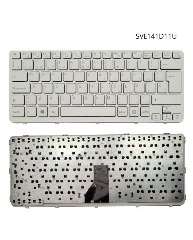 VC-TECLADO PARA SONY 14 SVE14 SERIES BLANCO