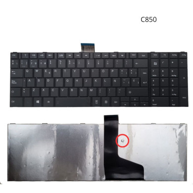 VC-TECLADO PARA TOSHIBA 15 C850 C850D C855 C855D