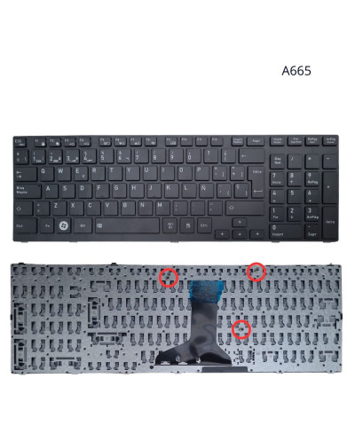 VC-TECLADO PARA TOSHIBA 15 C850 C850D C855 C855D