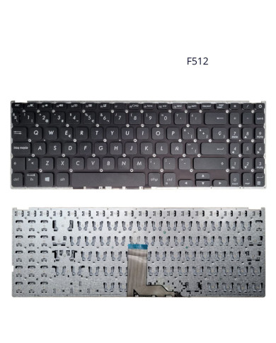 VC-TECLADO PARA ASUS 15 F512 SMALL ENTER SIN FRAME