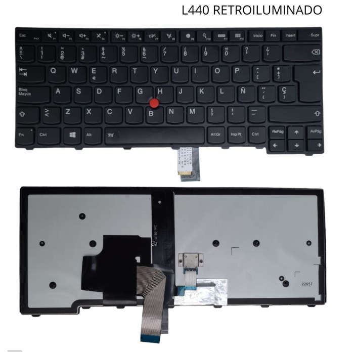 VC-TECLADO PARA LENOVO L440 RETROILUMINADO