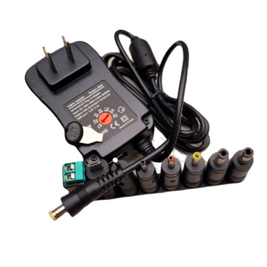 AU-CARGADOR UNIVERSAL 30W 8 PLUG 3-12V + USB2.0