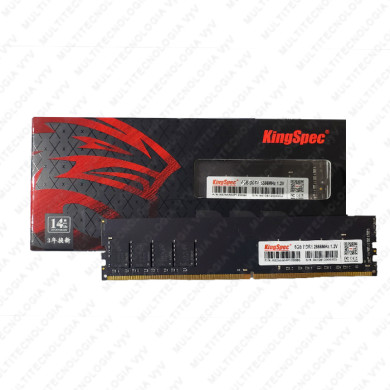 KS-MEMORIA RAM KINGSPEC DDR3 DESKTOP 4GB 1.5V 1600 MHz
