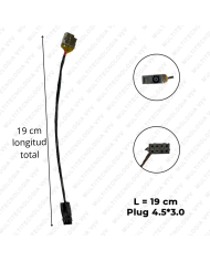 VC-PIN DE CARGA PARA HP 15-R036TX LONG. 19 CM  65W/90W PLUG 4.5 X 3.0