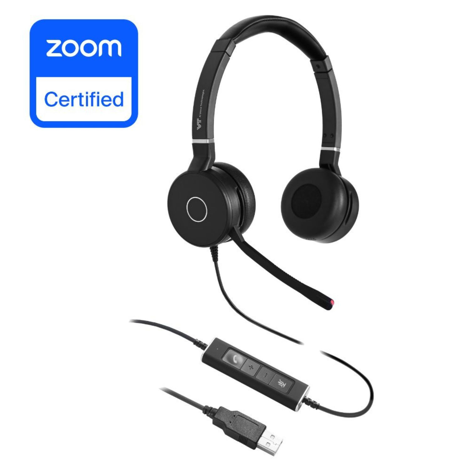 VT-VTX200PRO AUDIFONO DOBLE AURICULAR CON CABLE USB(04)