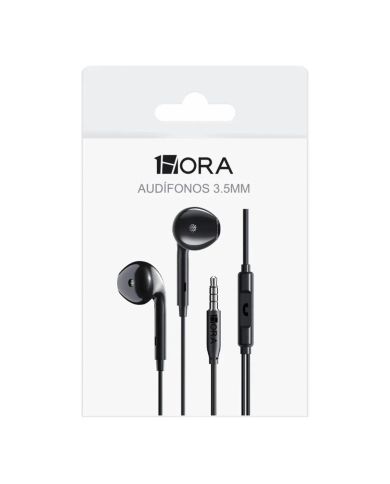 AUDIFONO ALAMBRICO 3.5mm AUT122 1 HORA