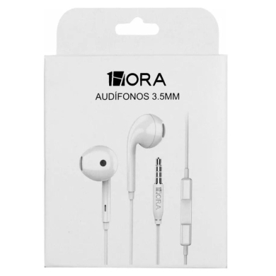 AUDIFONO ALAMBRICO 3.5mm AUT122 1 HORA