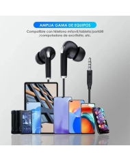 AUDIFONO ALAMBRICO 3.5mm AUT122 1 HORA