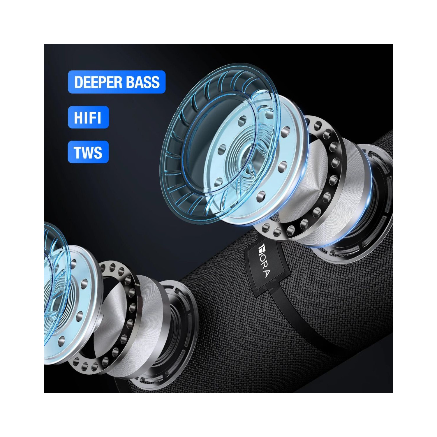 PARLANTE BLUETOOTH PORTATIL BOC060 1 HORA