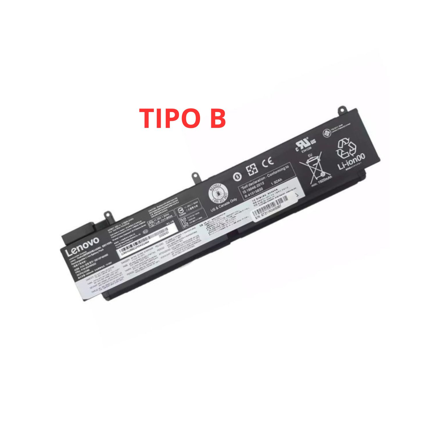 VC-BATERIA PARA LENOVO T470S 11.25V 24Wh