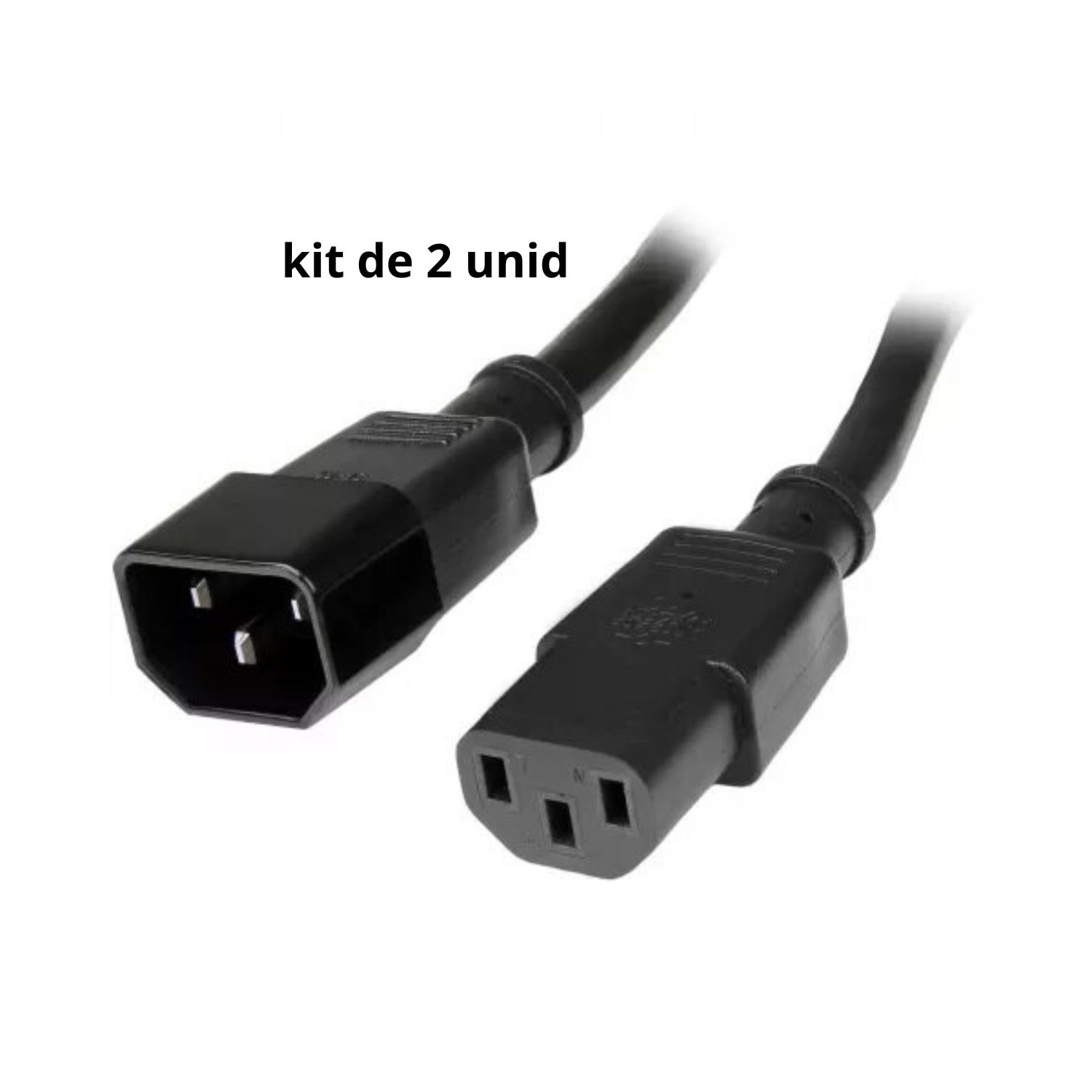 VC-KIT CABLE DE PODER DE CPU HEMBRA MACHO L-1.8 m (2U)