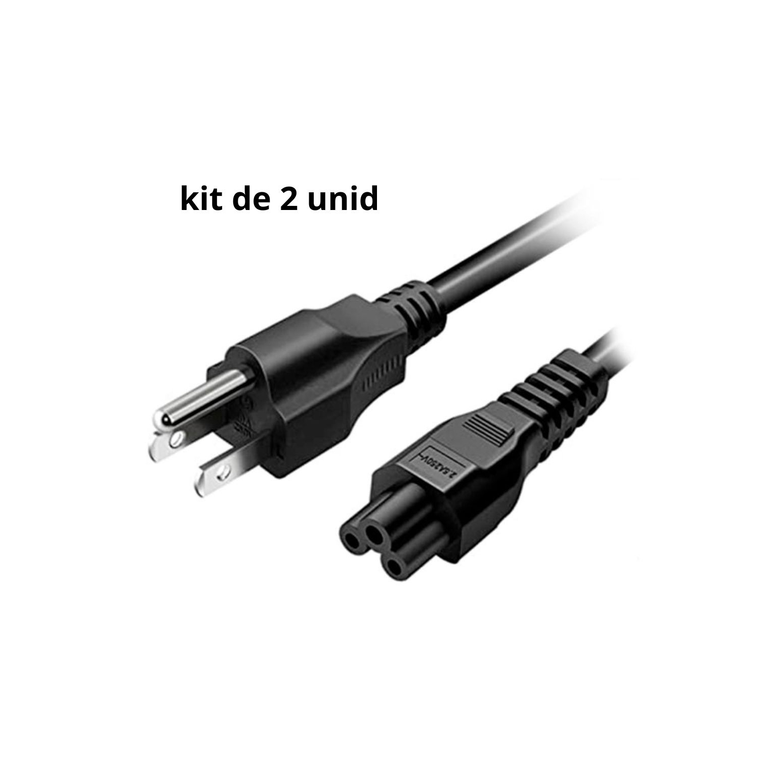 VC-KIT CABLE DE PODER DE TREBOL DE 1.8 M
