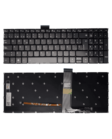 VC-TECLADO PARA LENOVO IDEAPAD 3-15ADA6 3-15ALC6 3-15ITL6 NO FRAME BIG ENTER RETROILUMINADO