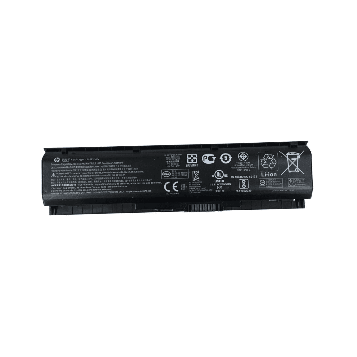 OR-BATERIA PARA HP PA06 10.95V 62Wh