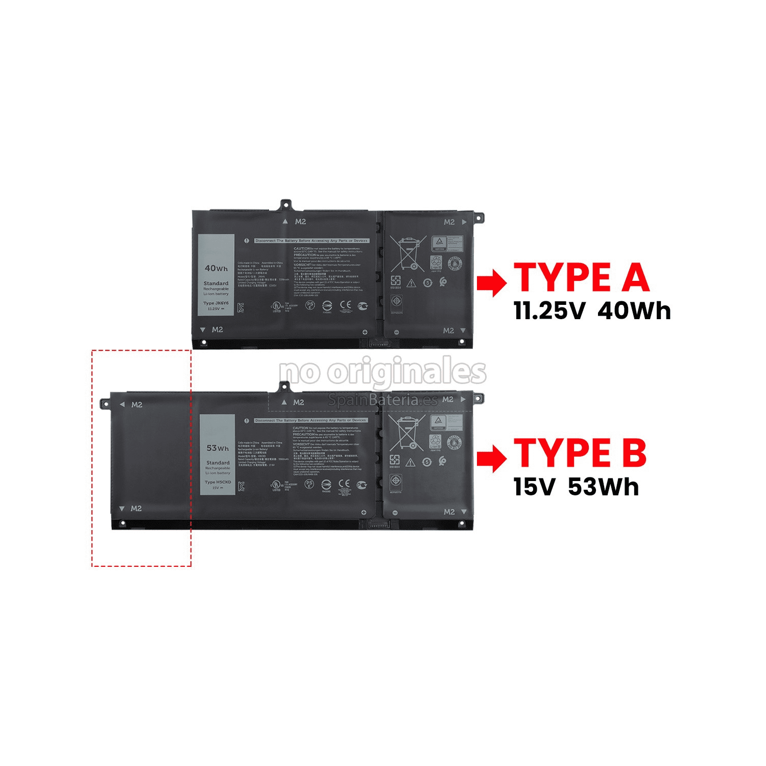 OR-BATERIA PARA DELL JK6Y6 11.25V 40Wh