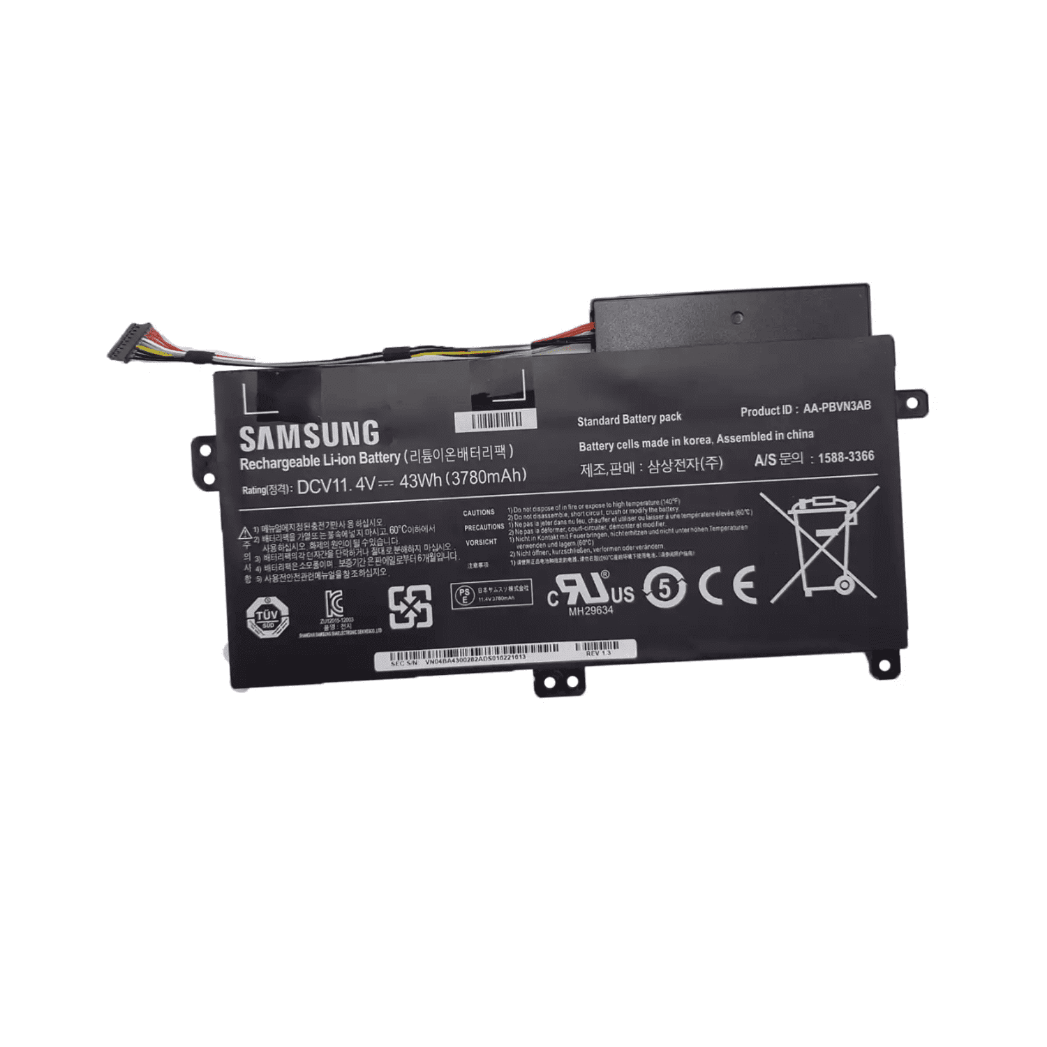 VC-BATERIA PARA SAMSUNG PBVN3AB 11.4V 43Wh