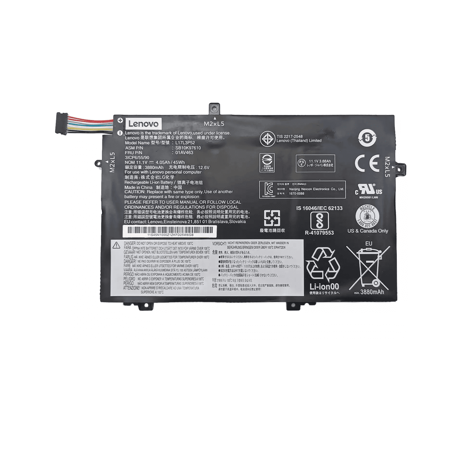 VC-BATERIA PARA LENOVO L480 L17L3PS2